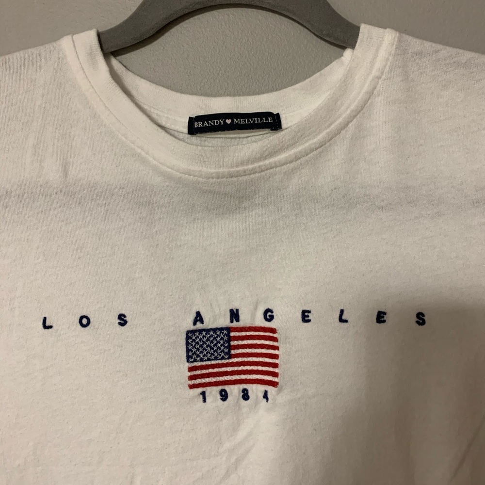 John Galt Brandy Melville USA cropped T-Shirt